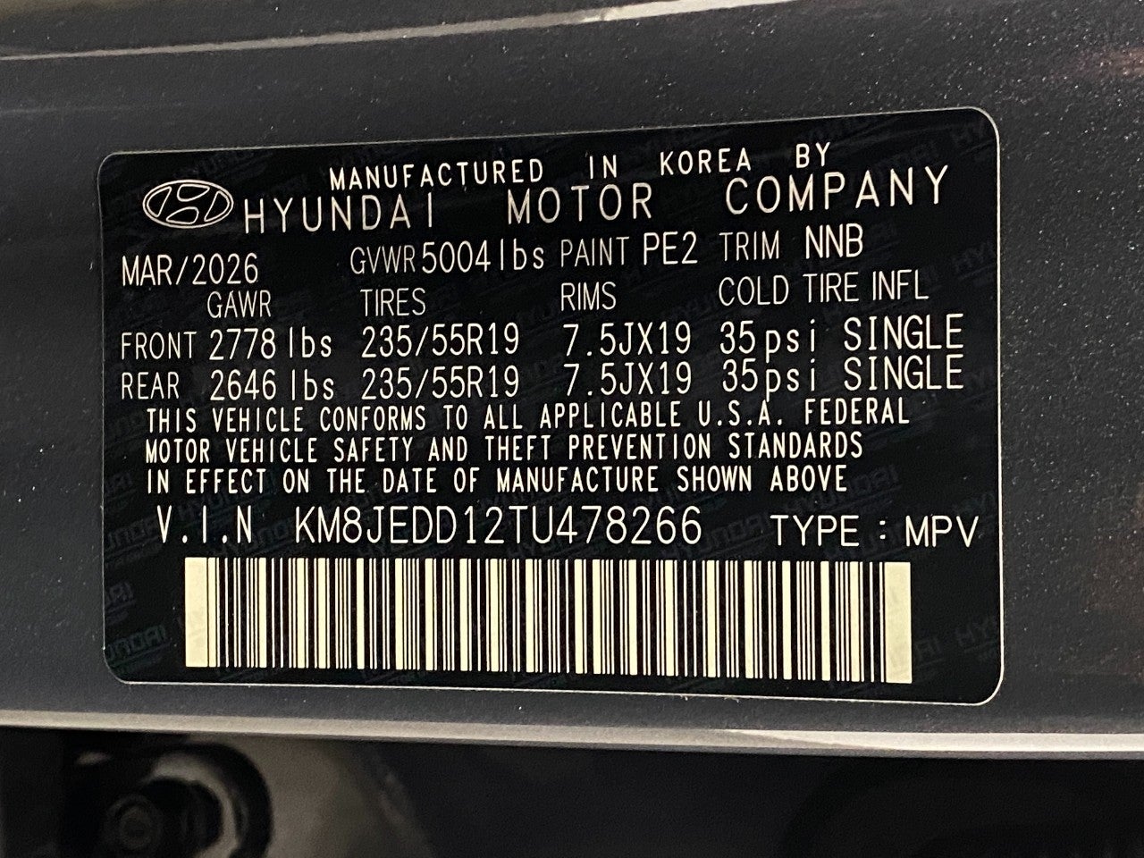 2026 Hyundai TUCSON HYBRID Limited