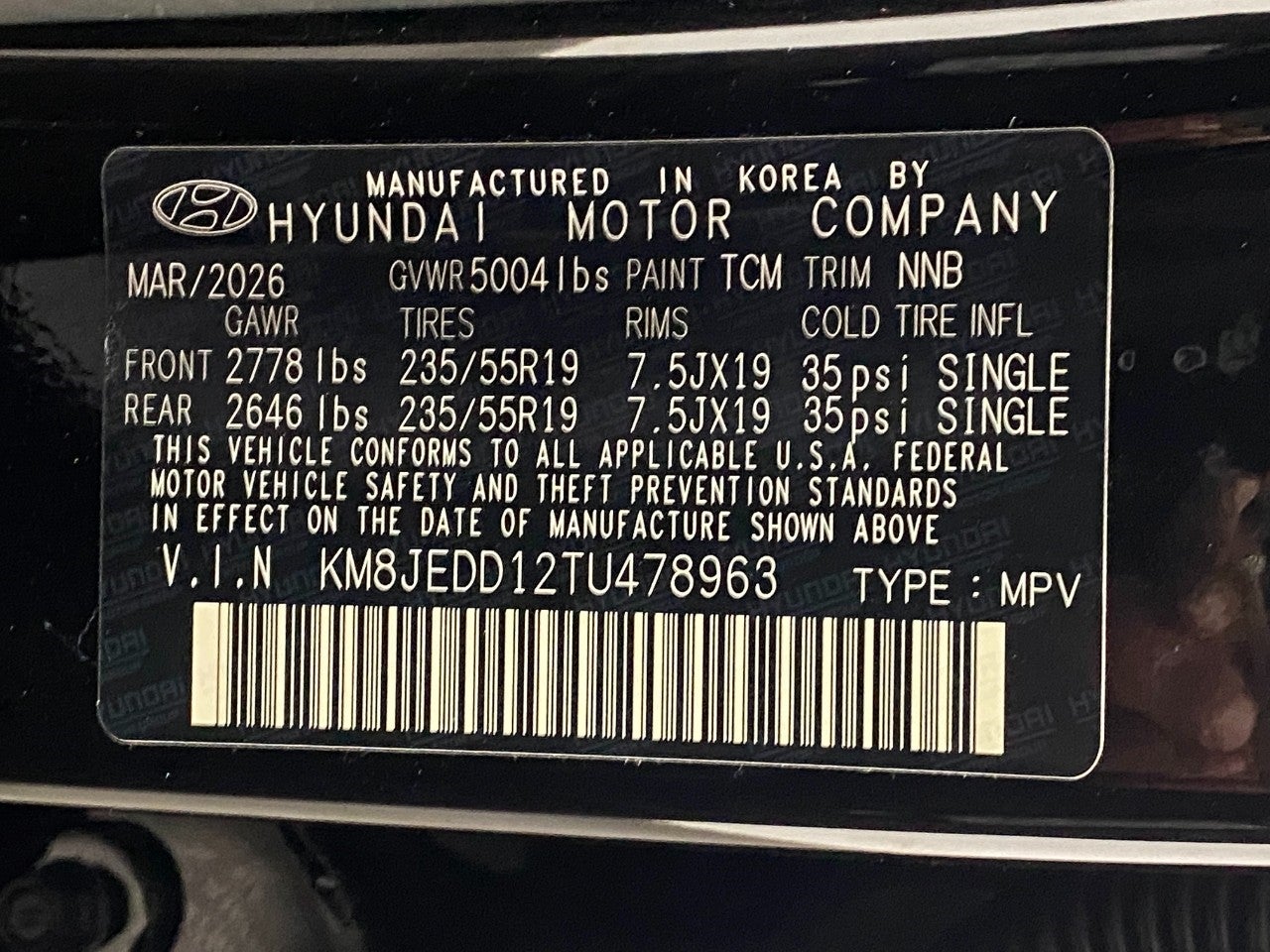 2026 Hyundai TUCSON HYBRID Limited