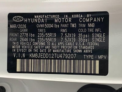 2026 Hyundai TUCSON HYBRID Limited