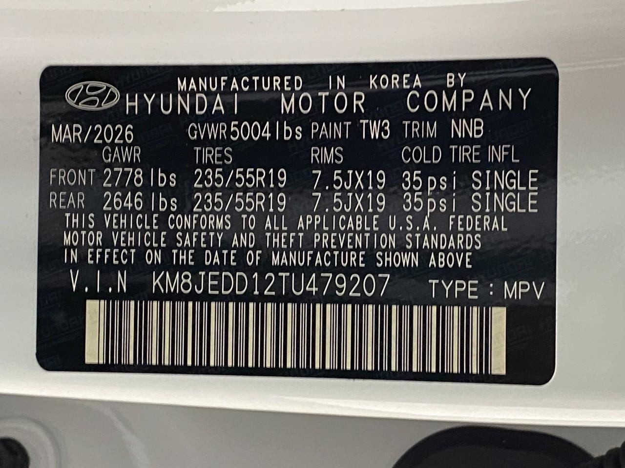 2026 Hyundai TUCSON HYBRID Limited