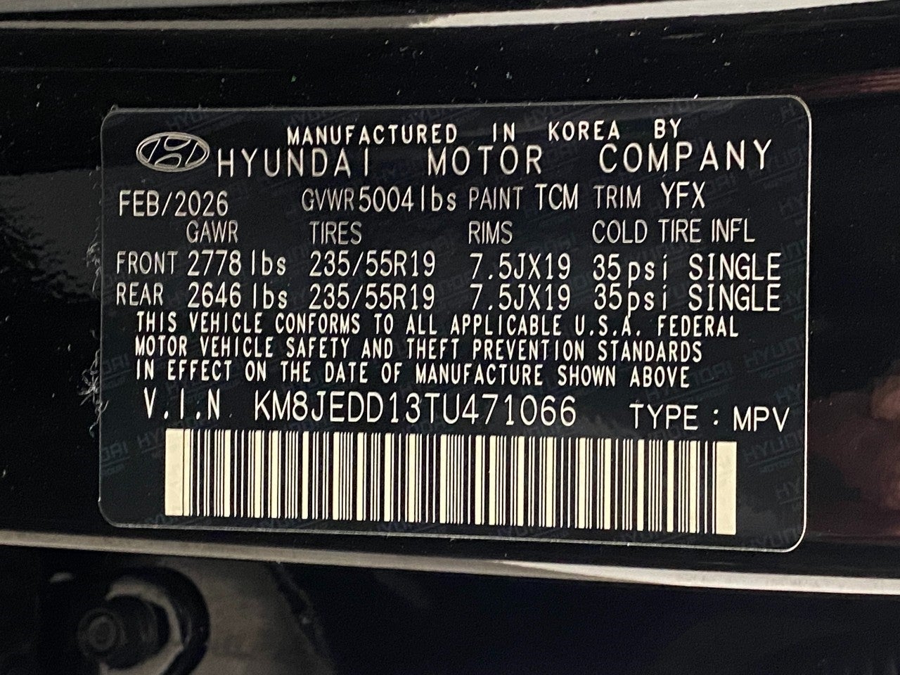 2026 Hyundai TUCSON HYBRID Limited