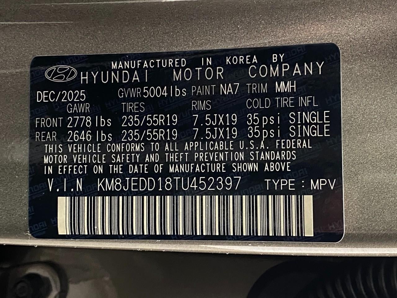2026 Hyundai TUCSON HYBRID Limited