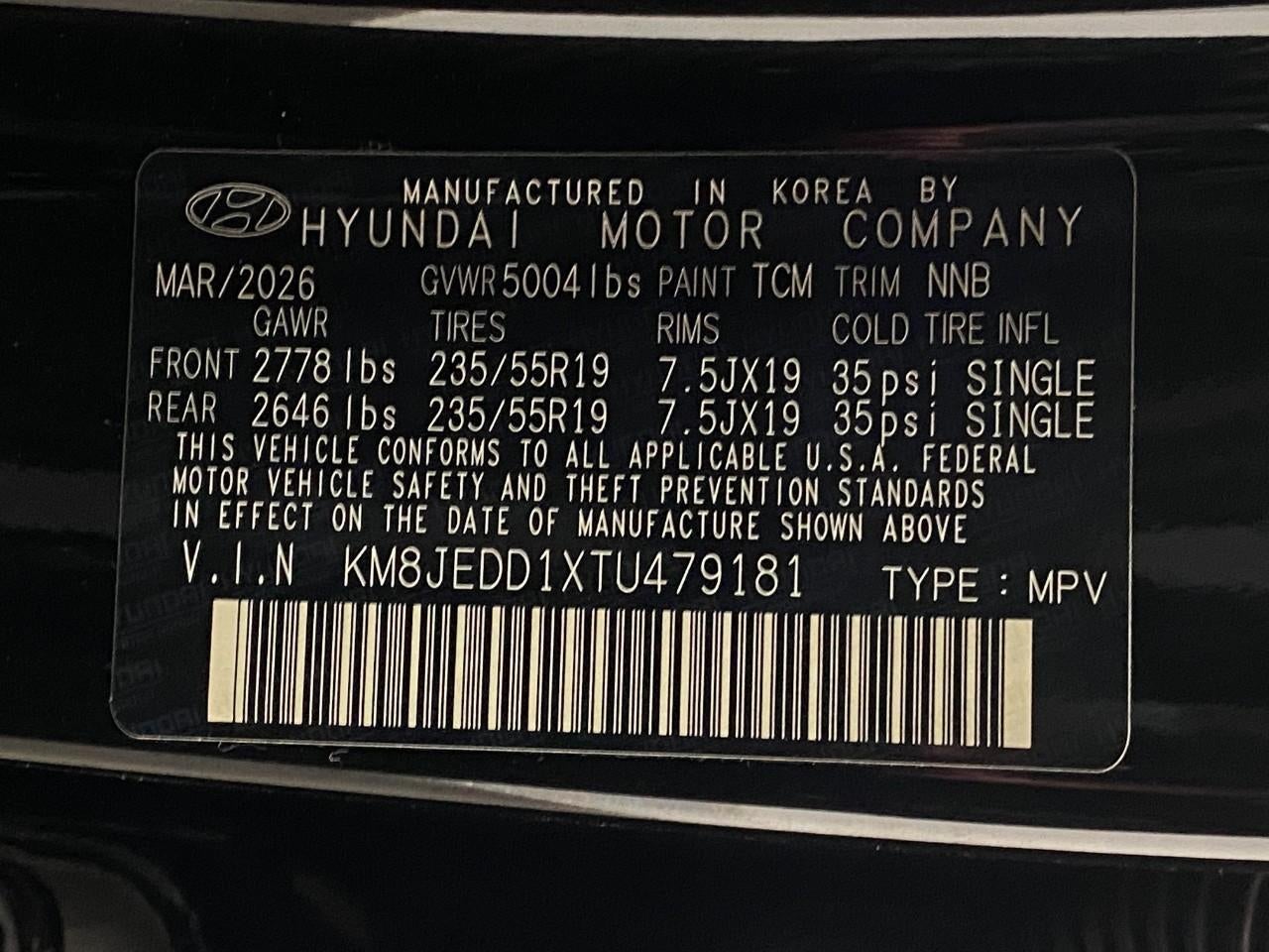 2026 Hyundai TUCSON HYBRID Limited