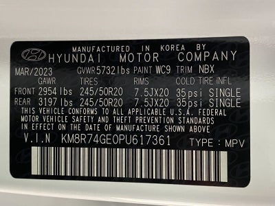 2023 Hyundai PALISADE Calligraphy FWD