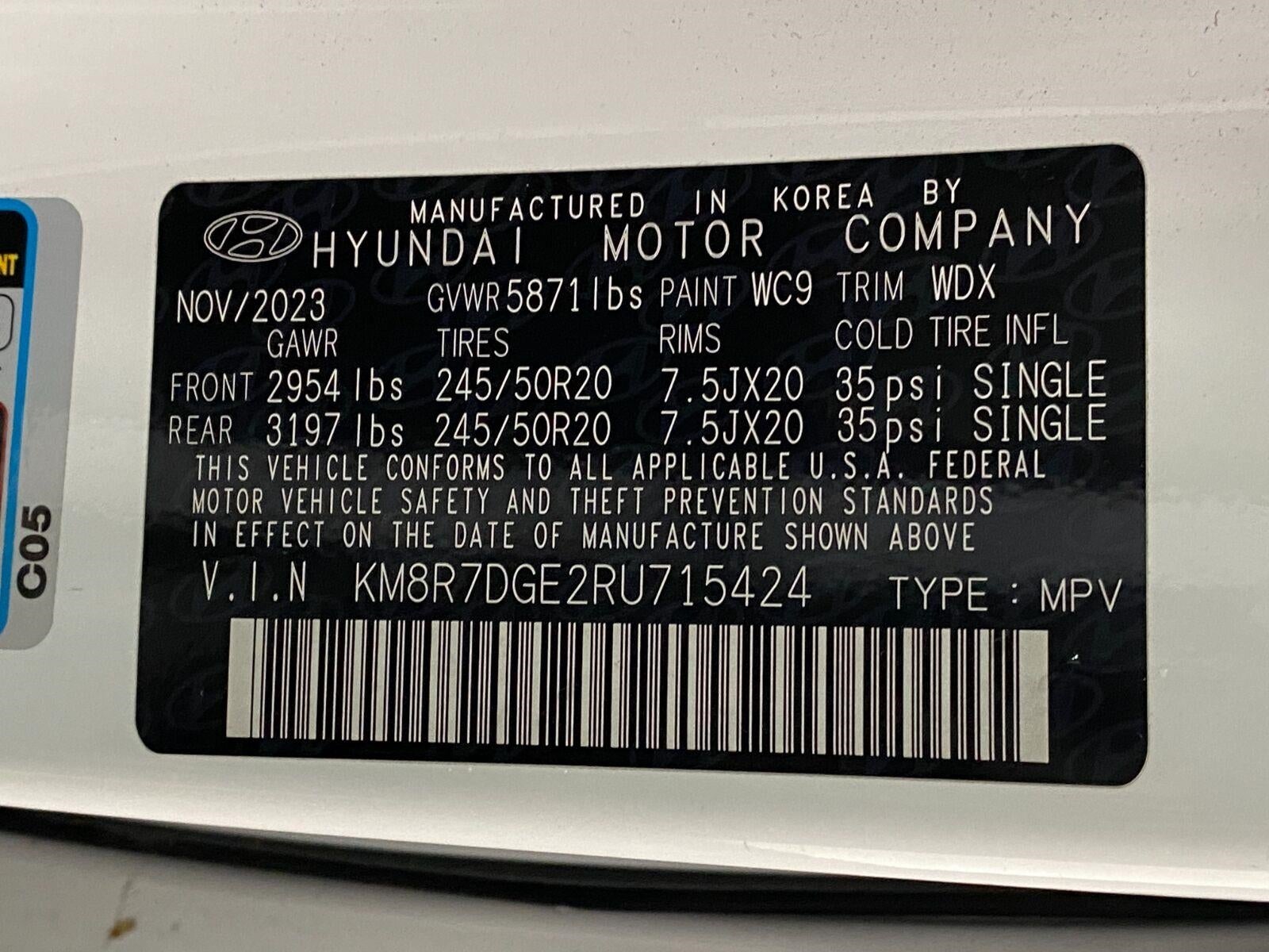 2024 Hyundai PALISADE Calligraphy AWD