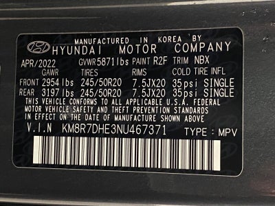 2022 Hyundai PALISADE Calligraphy AWD