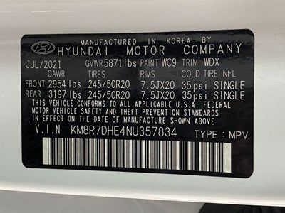 2022 Hyundai PALISADE Calligraphy AWD