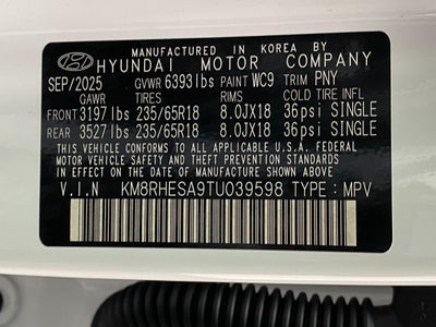 2026 Hyundai PALISADE HYBRID SEL Premium 7P
