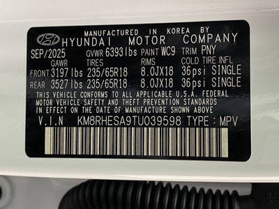 2026 Hyundai PALISADE HYBRID SEL Premium 7P