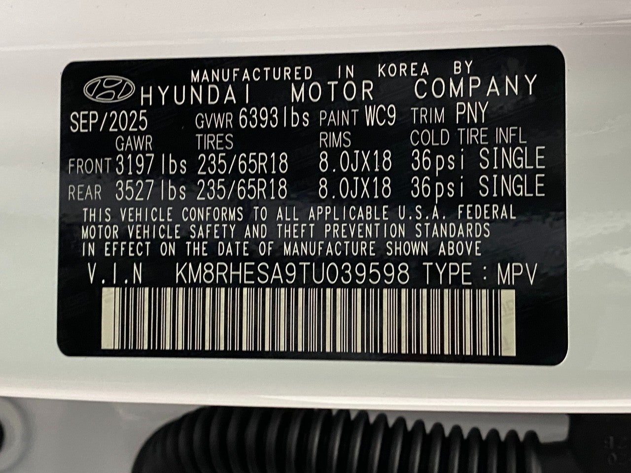 2026 Hyundai PALISADE HYBRID SEL Premium 7P