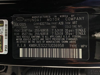 2026 Hyundai PALISADE XRT Pro