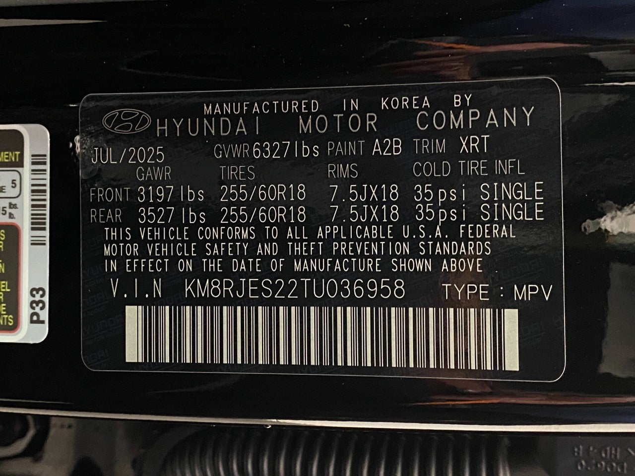 2026 Hyundai PALISADE XRT Pro