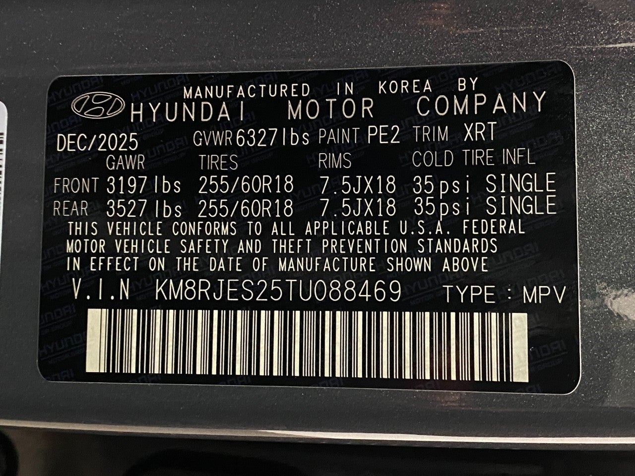 2026 Hyundai PALISADE XRT Pro