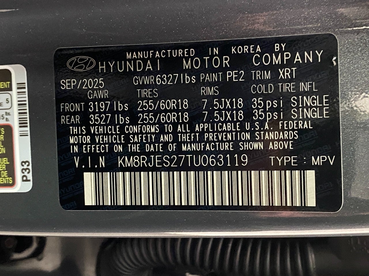 2026 Hyundai PALISADE XRT Pro