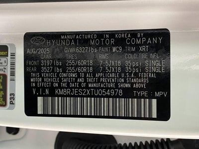 2026 Hyundai PALISADE XRT Pro