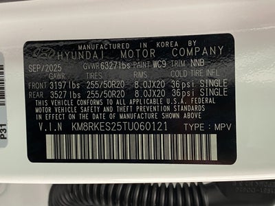 2026 Hyundai PALISADE Limited AWD