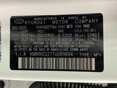 2026 Hyundai PALISADE Limited AWD