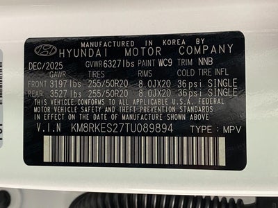 2026 Hyundai PALISADE Limited AWD