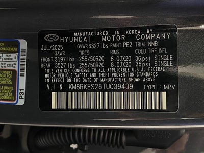 2026 Hyundai PALISADE Limited AWD