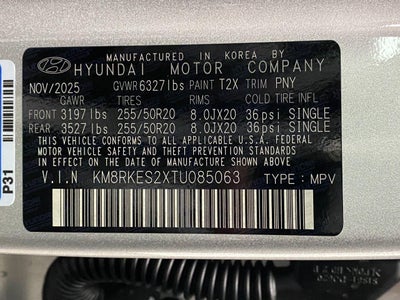 2026 Hyundai PALISADE Limited AWD