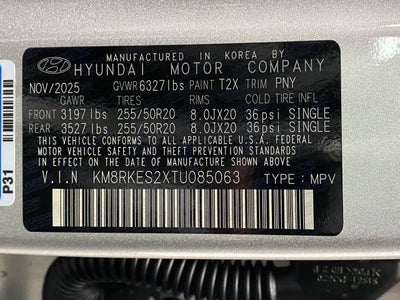 2026 Hyundai PALISADE Limited AWD