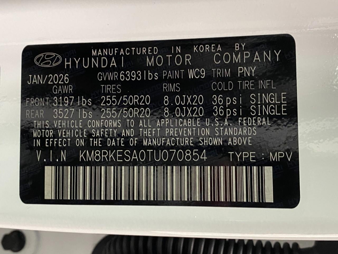 2026 Hyundai PALISADE HYBRID Limited