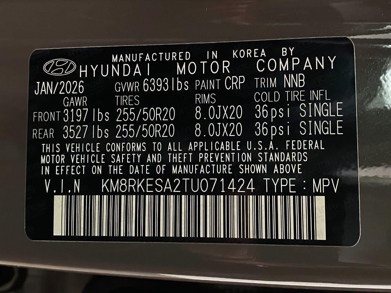 2026 Hyundai PALISADE HYBRID Limited
