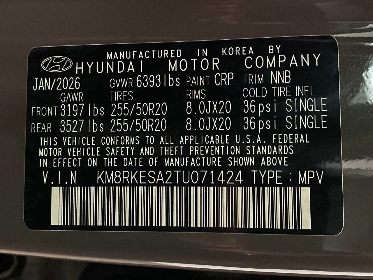 2026 Hyundai PALISADE HYBRID Limited