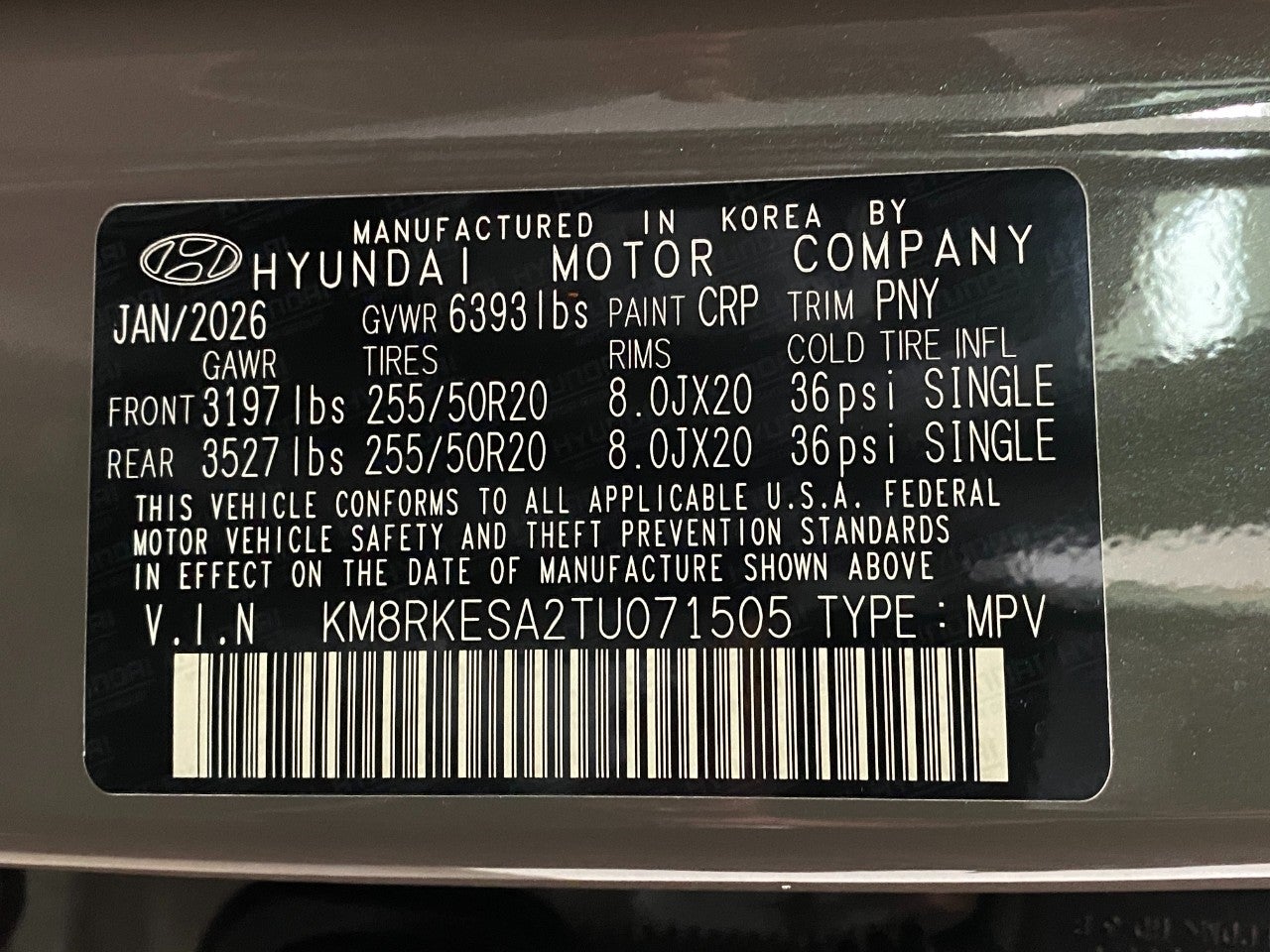 2026 Hyundai PALISADE HYBRID Limited