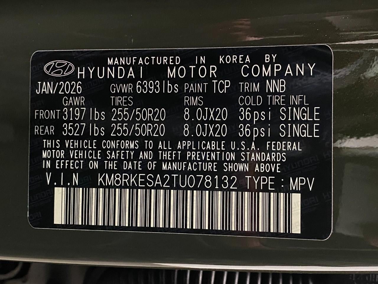 2026 Hyundai PALISADE HYBRID Limited