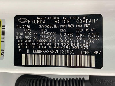 2027 Hyundai PALISADE HYBRID Limited