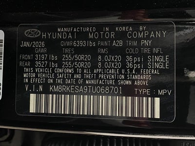 2026 Hyundai PALISADE HYBRID Limited