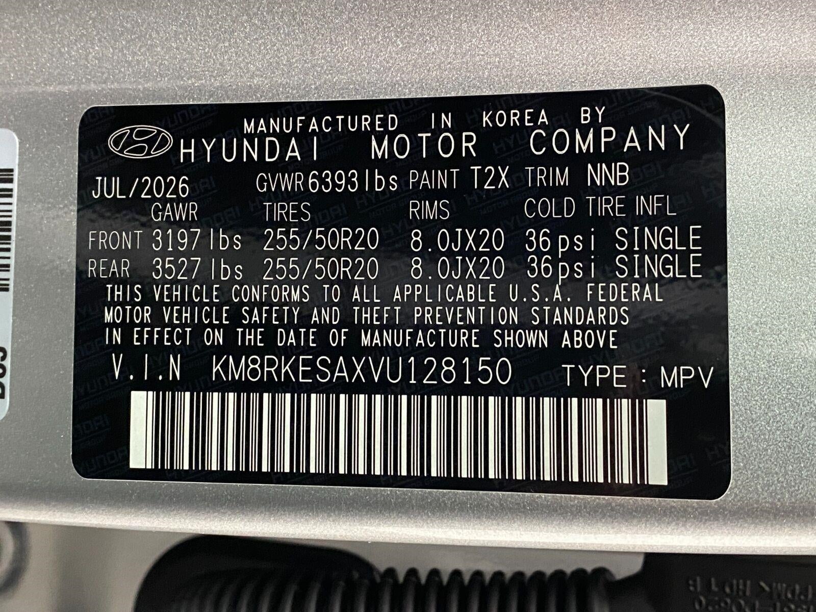 2027 Hyundai PALISADE HYBRID Limited 7P