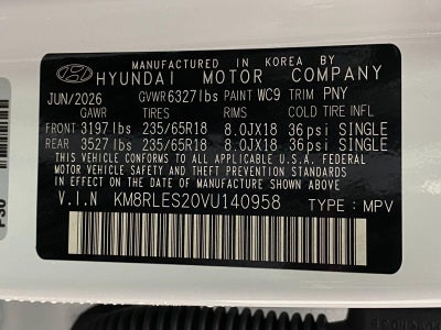 2027 Hyundai PALISADE SEL AWD