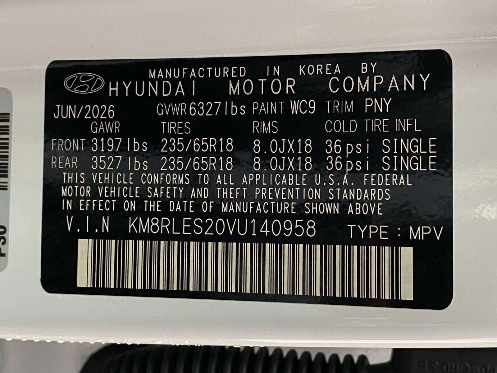 2027 Hyundai PALISADE SEL AWD