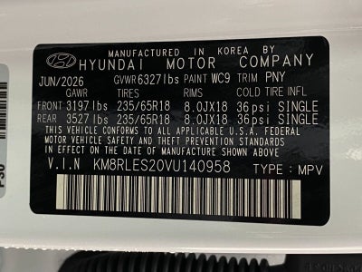 2027 Hyundai PALISADE SEL AWD