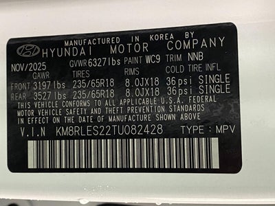 2026 Hyundai PALISADE SEL AWD