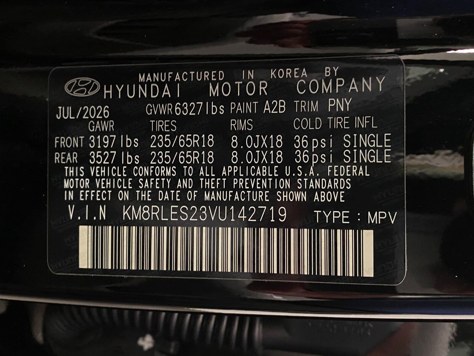 2027 Hyundai PALISADE SEL AWD