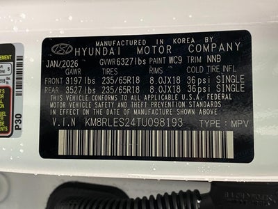 2026 Hyundai PALISADE SEL AWD