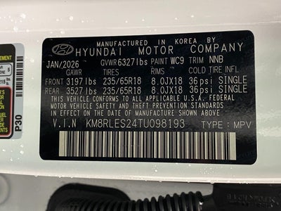 2026 Hyundai PALISADE SEL AWD