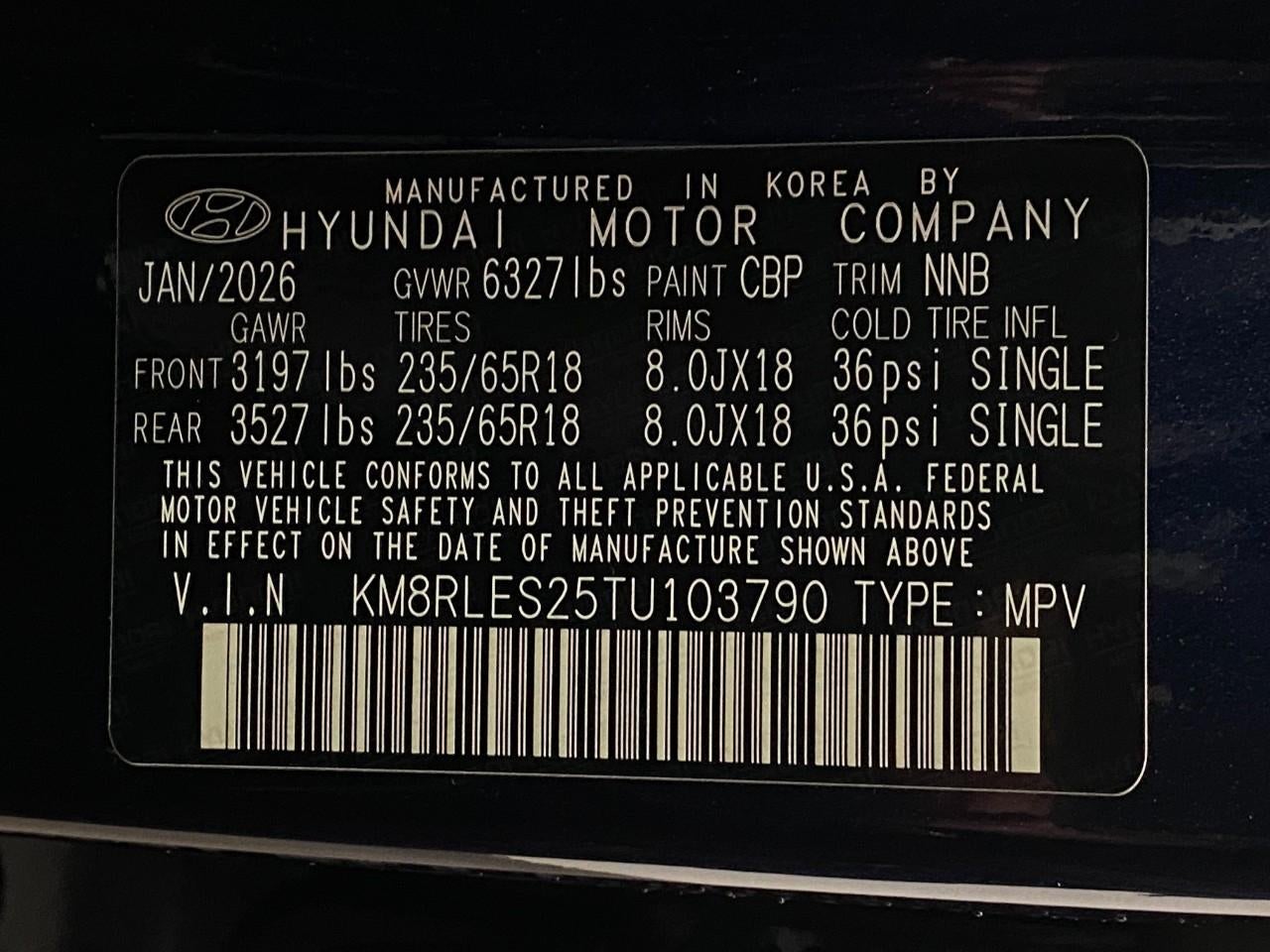 2026 Hyundai PALISADE SEL AWD