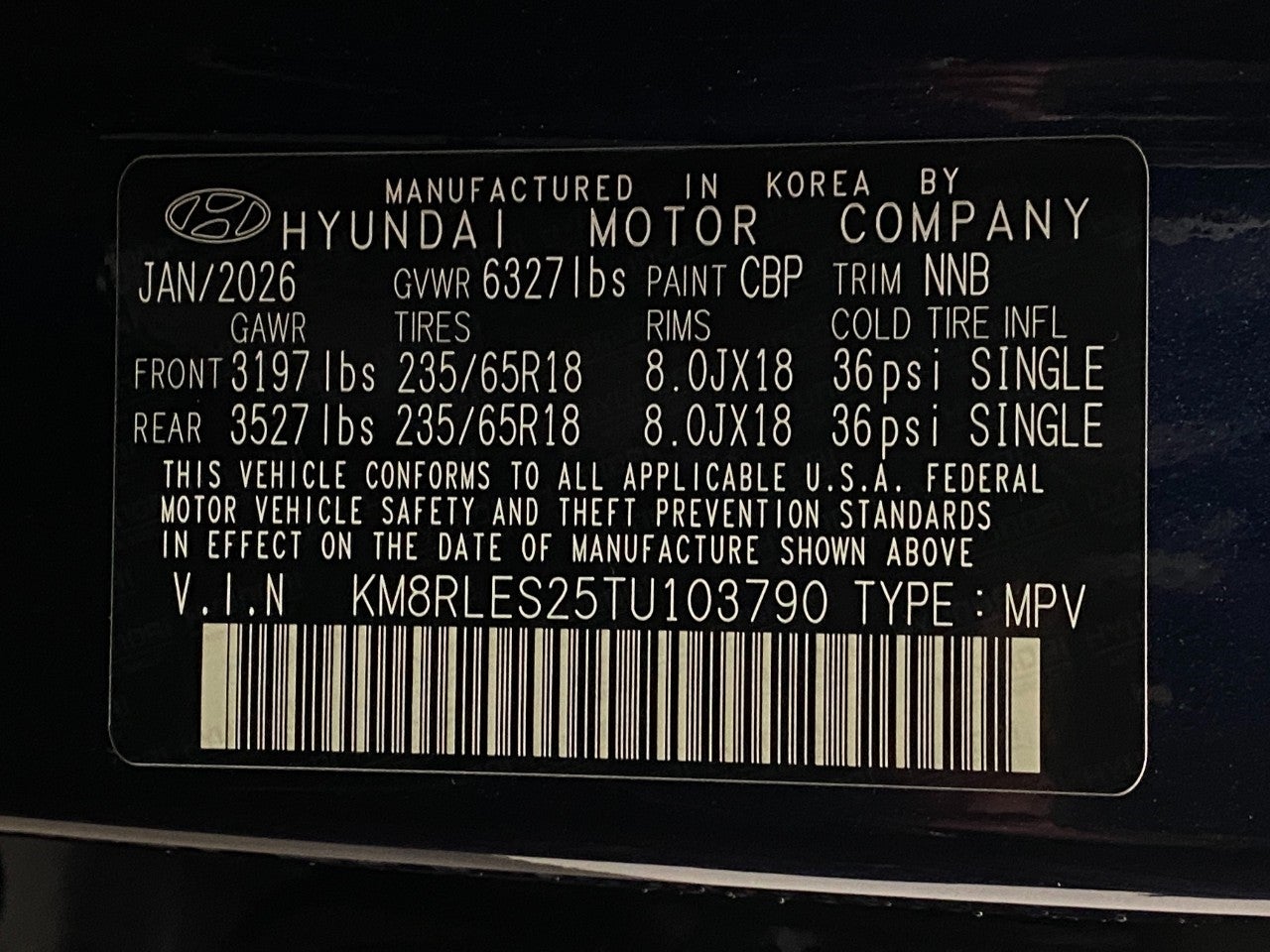 2026 Hyundai PALISADE SEL AWD