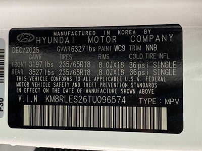 2026 Hyundai PALISADE SEL AWD