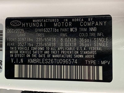 2026 Hyundai PALISADE SEL AWD
