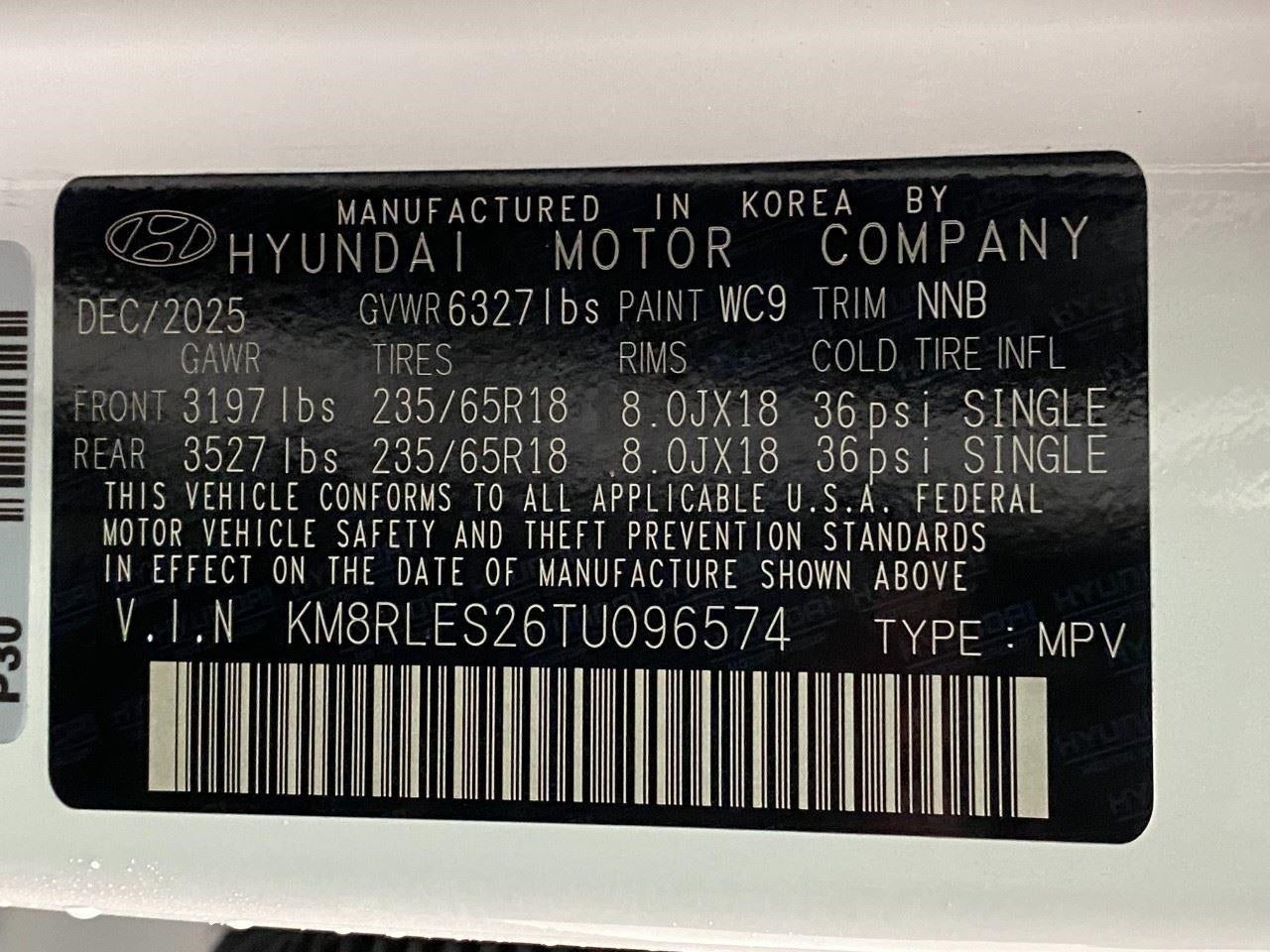 2026 Hyundai PALISADE SEL AWD
