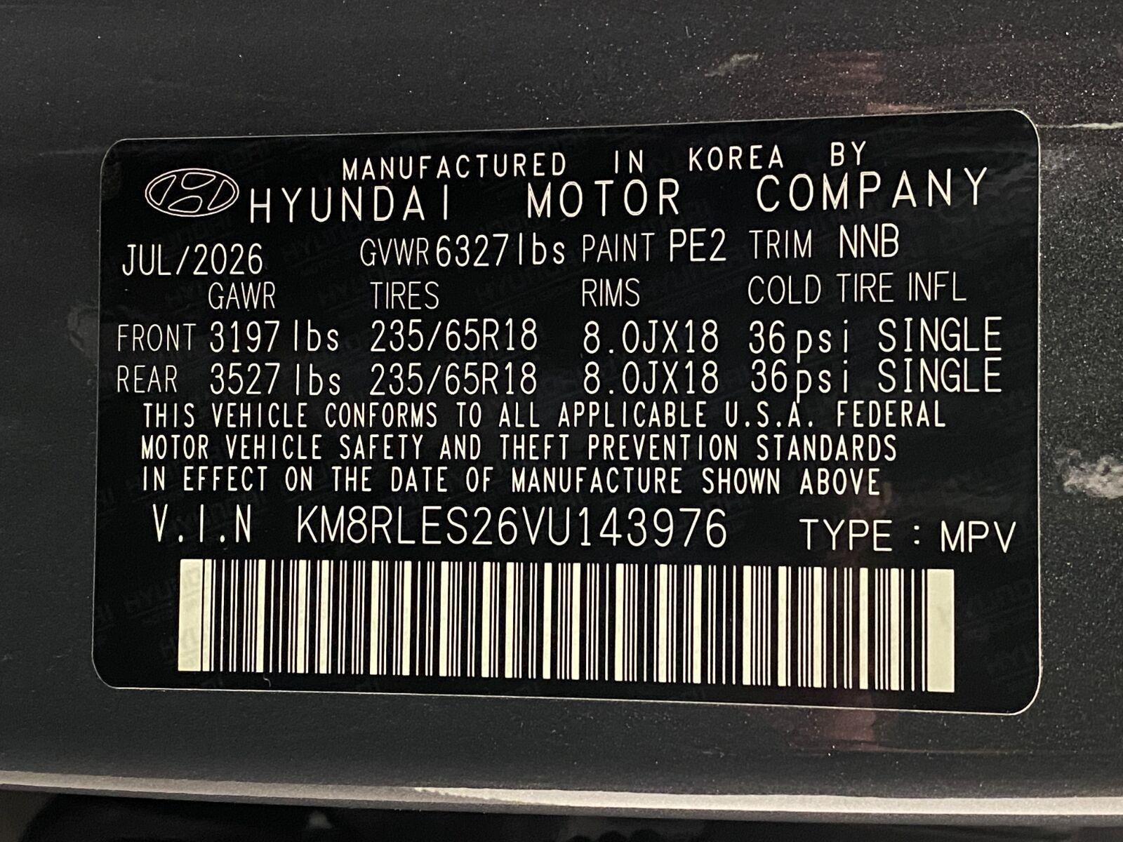 2027 Hyundai PALISADE SEL AWD