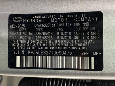 2026 Hyundai PALISADE SEL AWD