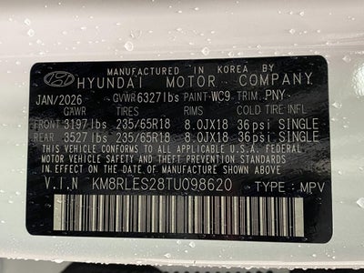 2026 Hyundai PALISADE SEL AWD