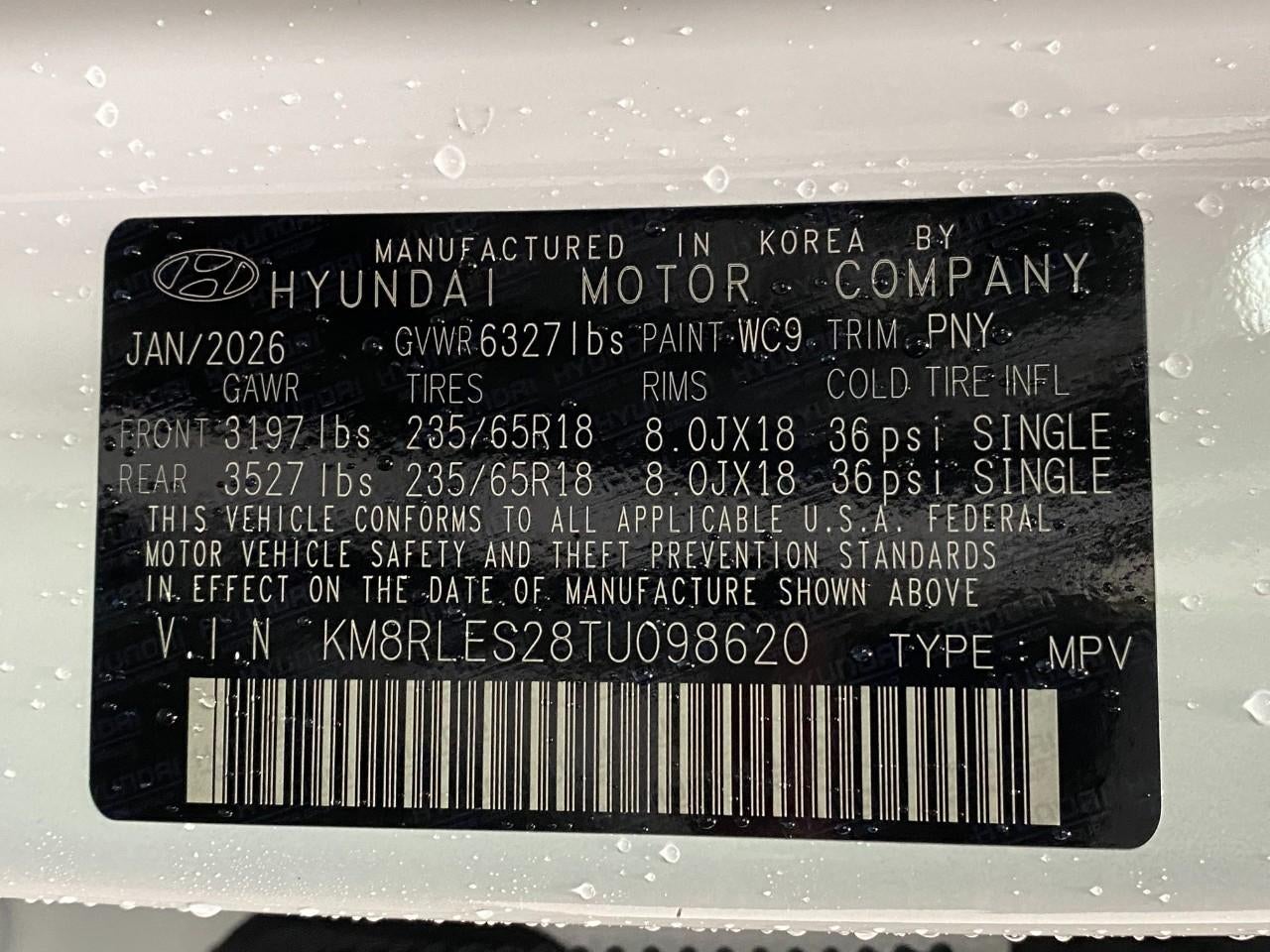 2026 Hyundai PALISADE SEL AWD