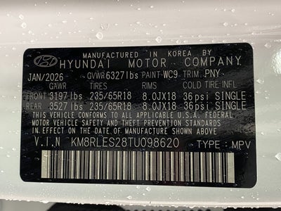 2026 Hyundai PALISADE SEL AWD